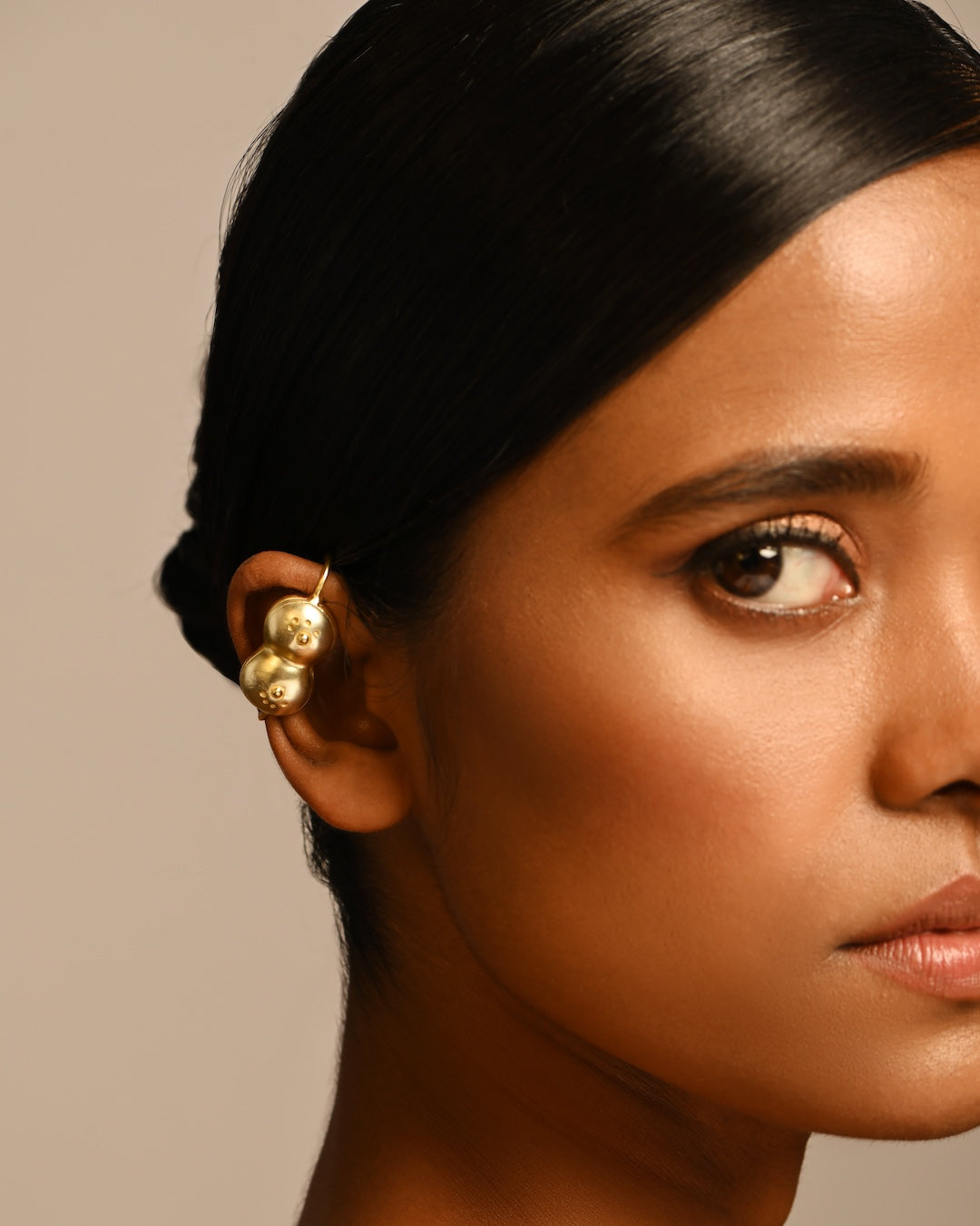 Nurturer Helix Cuffs, Gold Ear Cuff by Batoki