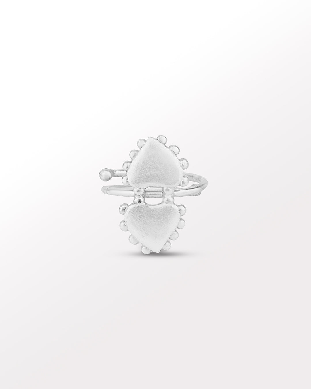 Passional Twin Hearts Midi Ring