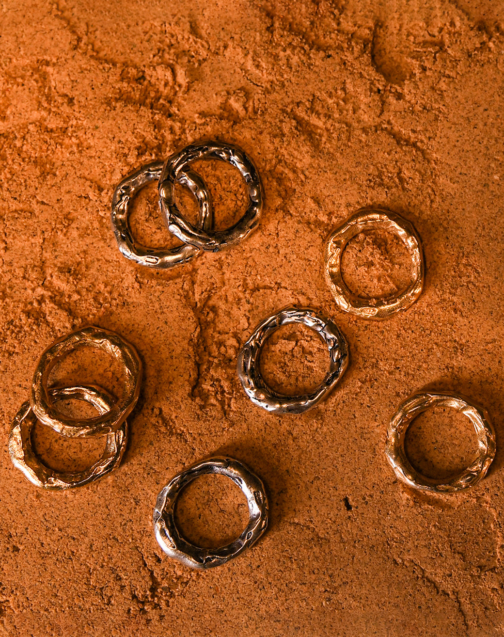 Clairvoyance Stackable Ring in Gold & Silver
