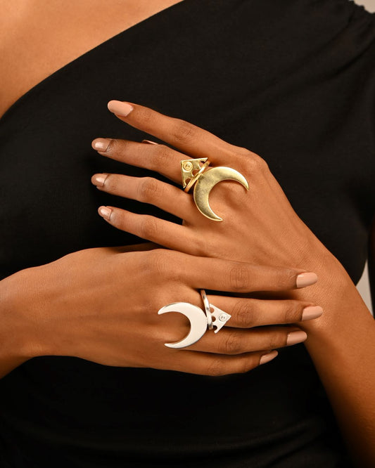 Alina Ring - Moon Silver