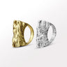 Statement Rings in Gold & Silver. The Channel Ring by Batoki.