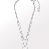 Clairvoyance multiway wrap silver necklace