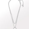Clairvoyance multiway wrap silver necklace