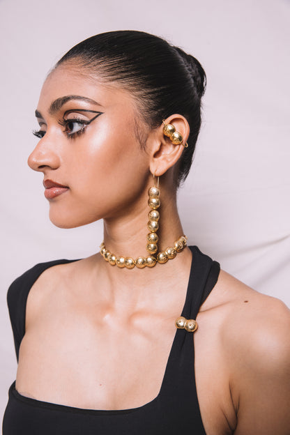 Ear Cuff, Earrings & Choker Set - Nurturer by Batoki