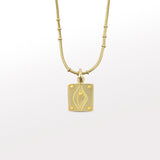 Creator Pendant with Dotted Chain Necklace