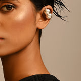 Nurturer Helix Cuffs, Silver Ear Cuff by Batoki