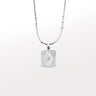 Silver Creator Pendant with Dotted Chain