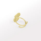 Passional Twin Hearts Midi Ring