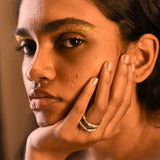 Clairvoyance Ring Mix Metal Stack